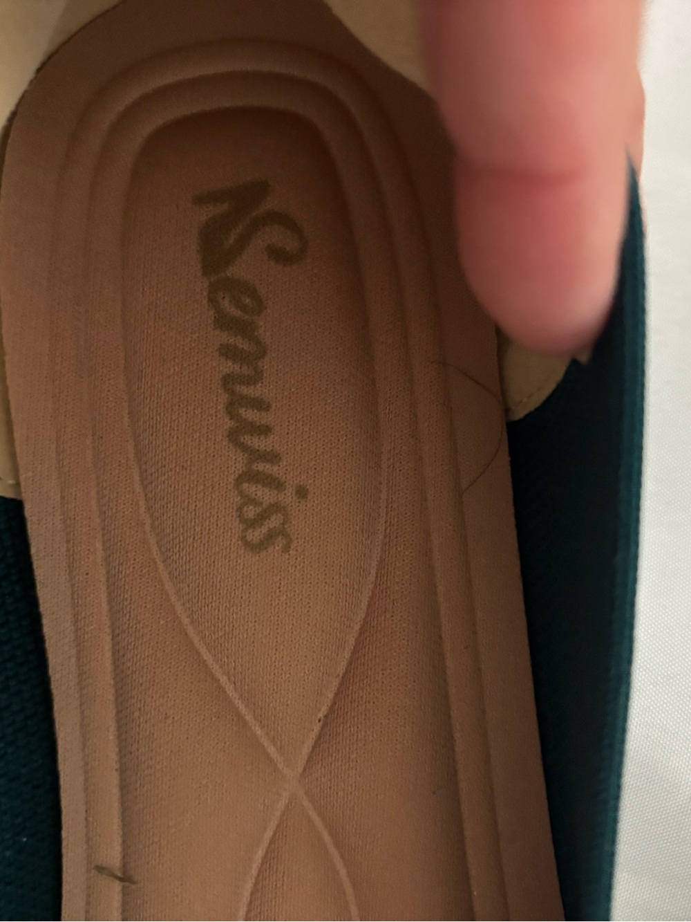 NWOT Semwiss Teal Pointed Toe Ballet Flats SZ 8.5 - Picture 12 of 14